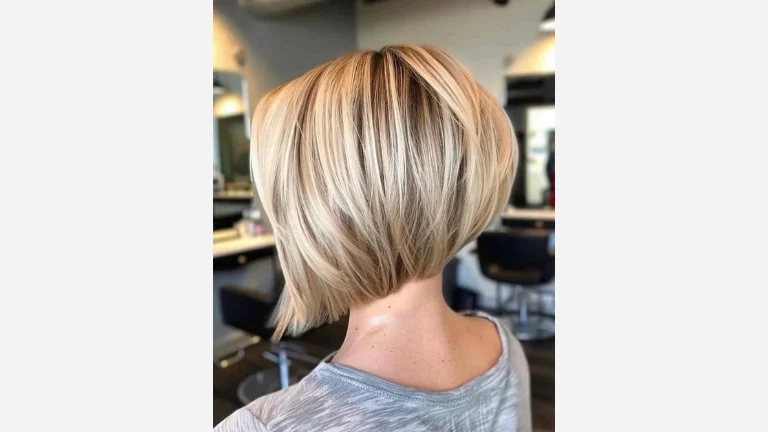 Long Choppy Graduated Bob