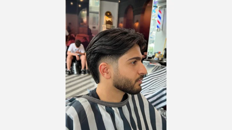Burst Fade Middle Part
