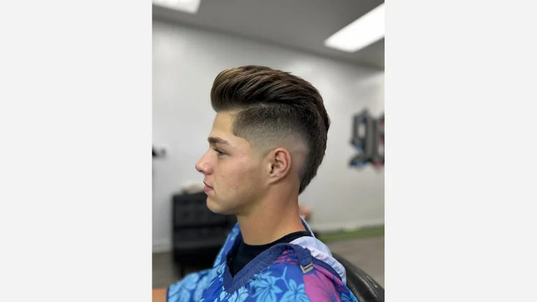 Slick Back Burst Haircut