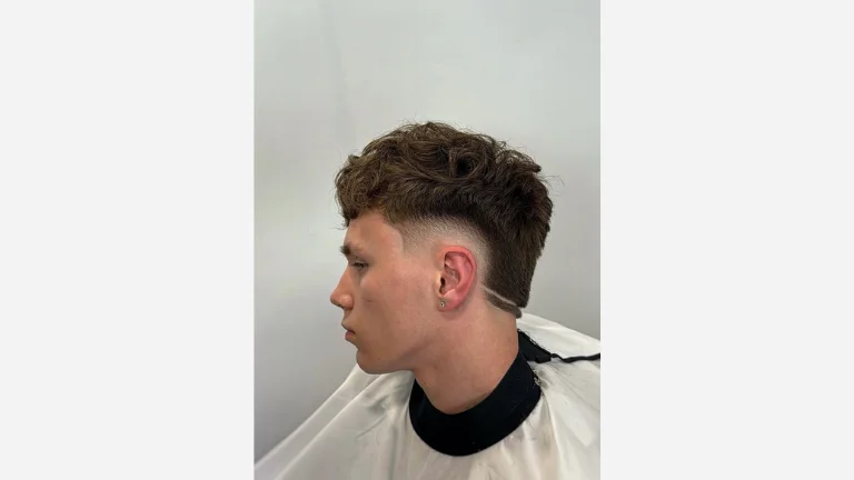 Burst Textured Fringe Fade Style