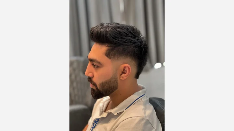 Burst Fade with Beard