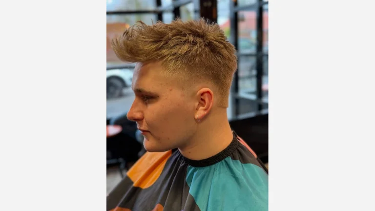 Fade Burst Blonde Hair