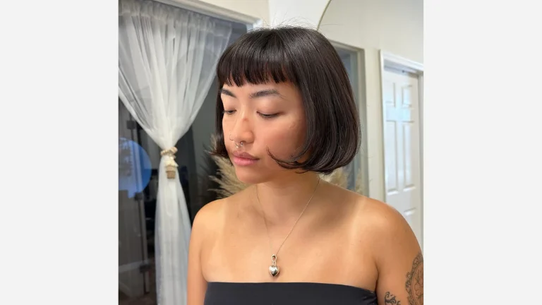 50 Best Short Layered Haircuts for Women to Try 25 Baby Bangs