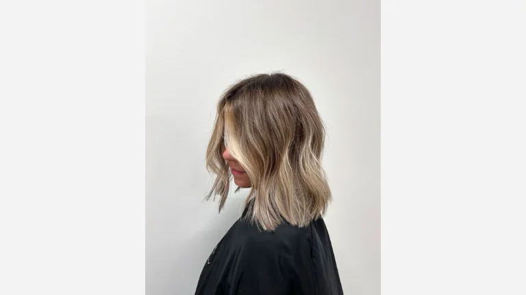 Lob with Lived-In Balayage