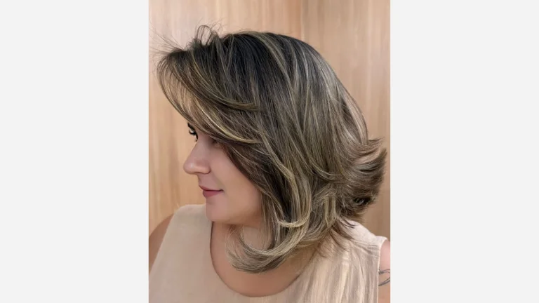 Medium Layered Style with Bangs