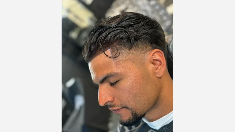 20 Trendy Slick Back Haircuts for Men 4 Curly Slick Back