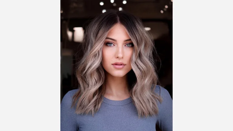 Shoulder-Length Ash Brown Hair