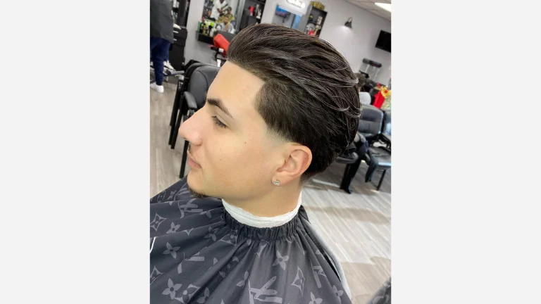 20 Trendy Slick Back Haircuts for Men 7 Wet Look Slick Back Haircut