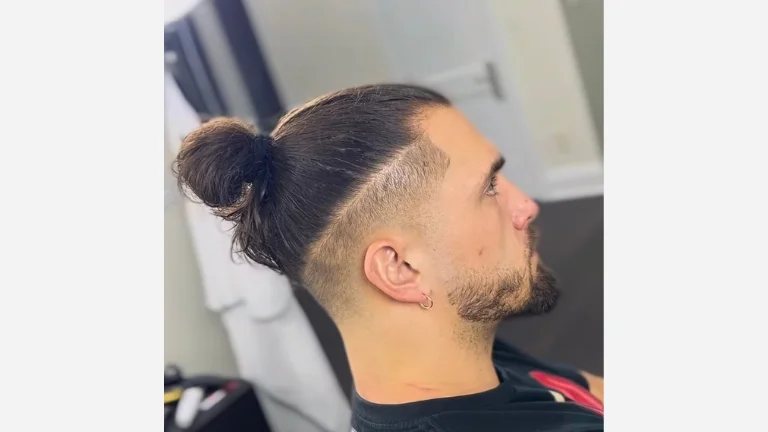 20 Trendy Slick Back Haircuts for Men 9 Slick Back Man Bun