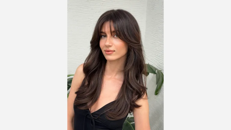 Thick Tousled Mane with Bangs