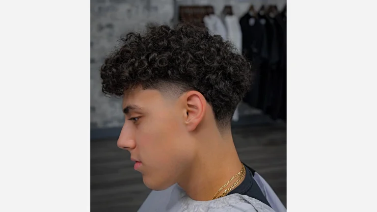 40 Stylish Taper Fade Curly Hair Ideas for Men 1 Mid-Taper Fade Curly Hair