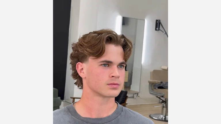35 Modern Mullet Haircuts for Men 10 Middle-Part Mullet