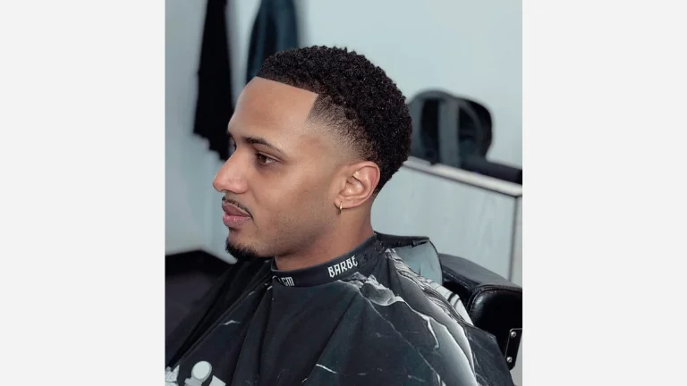 20 Best Temp Fade Hairstyles That Are Trending Now 13 Curls with Edge Fade