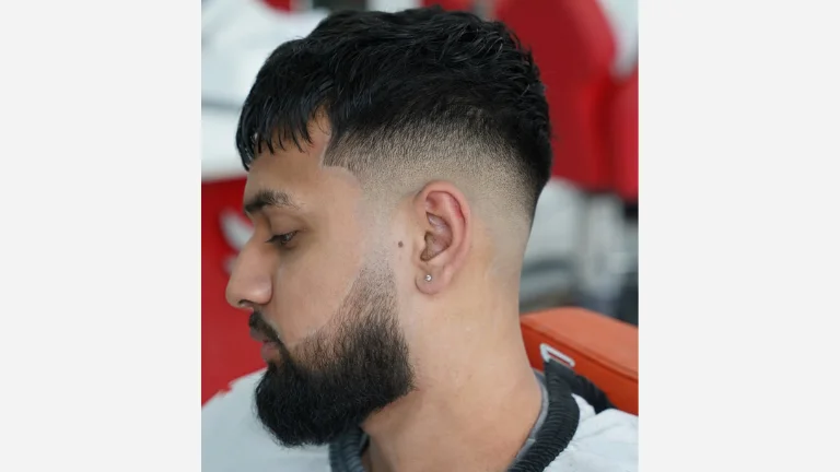 35 Mid Fade Haircuts That Will Dominate 14 Textured Mid Fade Fringe