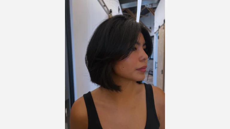 30 Chic Fringe Haircuts for a Fresh, Modern Vibe 16 Classic Bob with Curtain Bangs