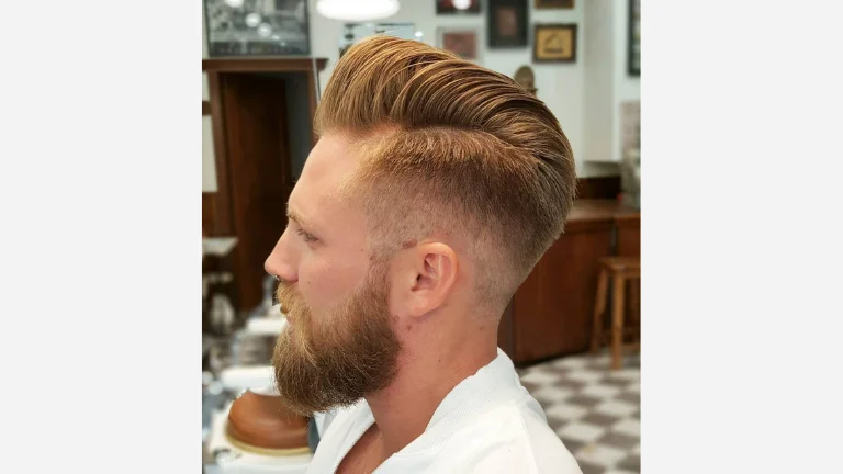 20 Best Temp Fade Hairstyles That Are Trending Now 17 Pompadour With Undercut