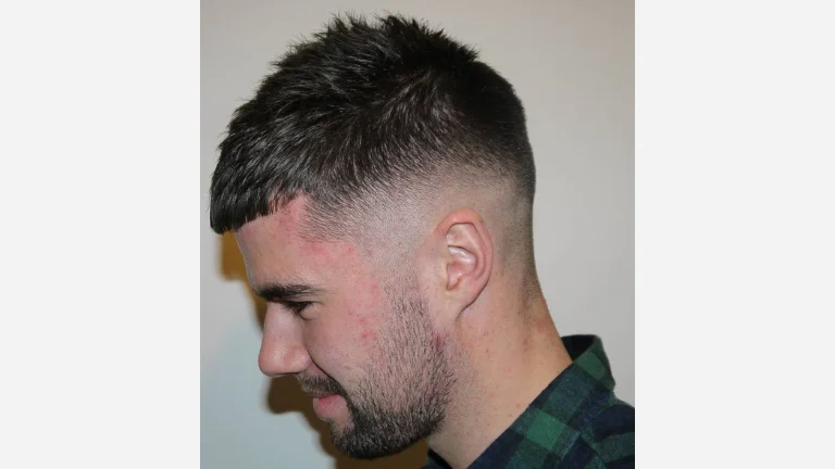 30 Best Caesar Haircut Ideas for Men 18 Spiky Faux Hawk