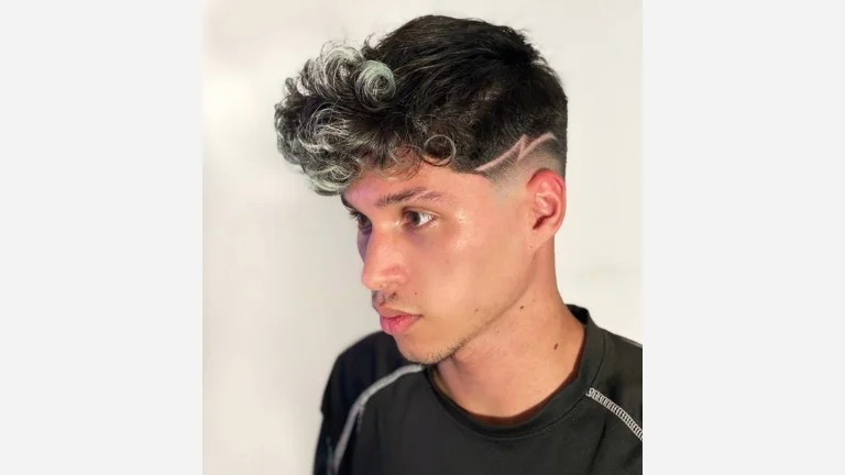 40 Stylish Taper Fade Curly Hair Ideas for Men 20 Fringe Taper Fade