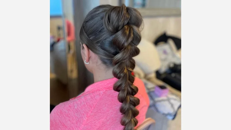 30 Elegant Prom Hairstyles for a Glamorous Look 24 Pull Through Braid Ponytail