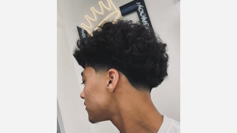 40 Stylish Taper Fade Curly Hair Ideas for Men 27 Long Curls Taper Fade