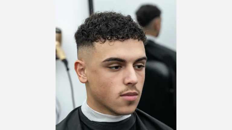 40 Stylish Taper Fade Curly Hair Ideas for Men 28 The Curly Taper for Square Faces