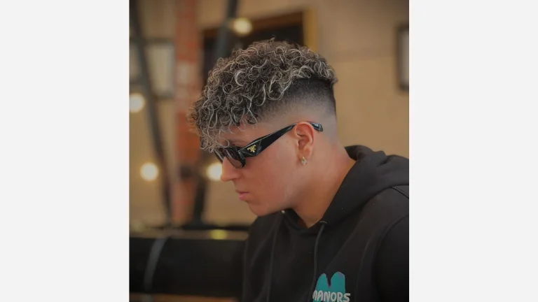 40 Stylish Taper Fade Curly Hair Ideas for Men 31 Highlight Curly Fade