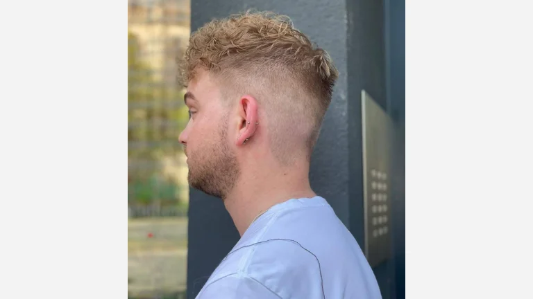 40 Stylish Taper Fade Curly Hair Ideas for Men 32 Curly Blonde High Fade