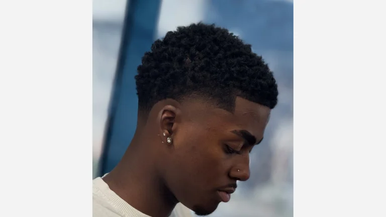 40 Stylish Taper Fade Curly Hair Ideas for Men 7 Temple Fade Afro Curl