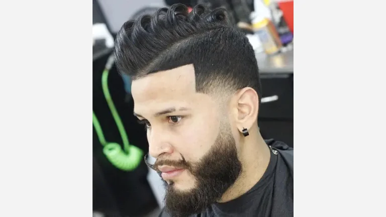 20 Best Temp Fade Hairstyles That Are Trending Now 7 Sculpted Curl Mohawk