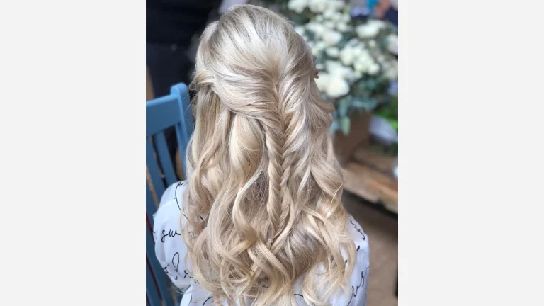 30 Elegant Prom Hairstyles for a Glamorous Look 8 Tousled Fishtail Braid Duo