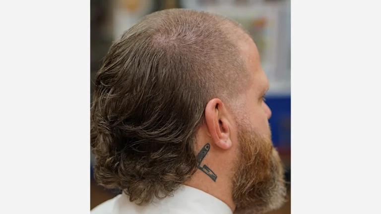 13 Bold and Trending Skullet Haircuts for Men 10 Curly Skullet
