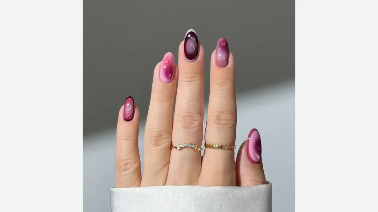 30 Fall Nail Designs You’ll Be Obsessed With 12 Berry Mix-and-Match Nail Designs