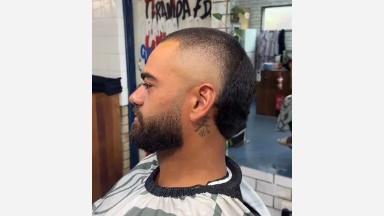 13 Bold and Trending Skullet Haircuts for Men 8 Faded Skullet