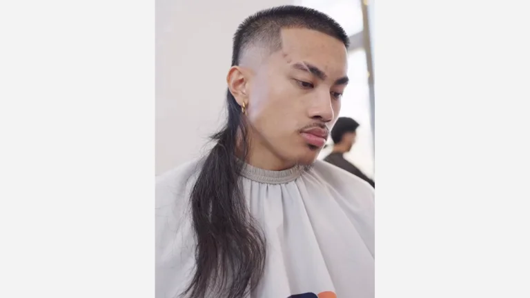 13 Bold and Trending Skullet Haircuts for Men 9 Buzz Cut with Long Hair