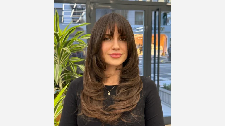 30 Stunning Butterfly Cut Ideas You’ll Love 9 Butterfly and Baby Bangs