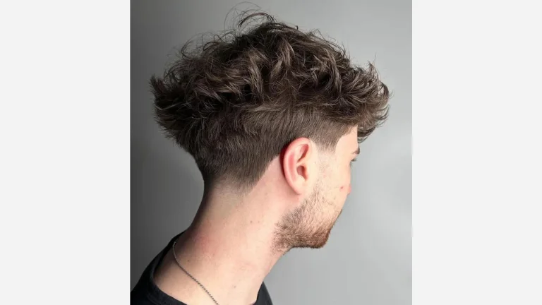 Top 10 Ice Cream Haircut Styles for Men 1 Messy Taper Cut