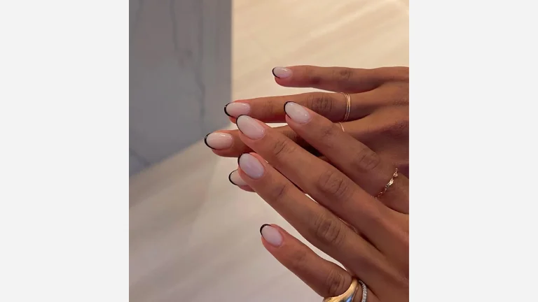 Black French Tip Nails Sleek Bold Stunning 2 Black French Tip Nails