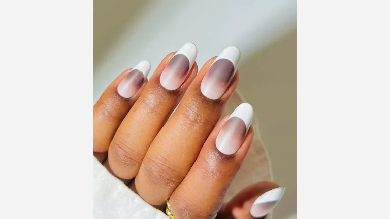 25 Trendy French Tip Nail Designs 24 Earth Tones Obré