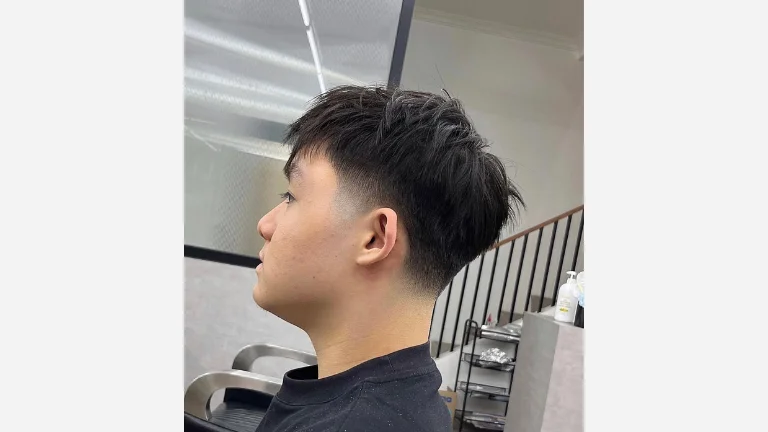 30 Trending Temple Fade Haircuts for Men 24 Asian Temp Fade